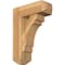 Ekena Millwork Merced Craftsman Rough Sawn Bracket w/ Offset Brace, Western Red Cedar, 8"W x 22"D x 30"H BKT0806X22X30MRC04RWR - alternate 1